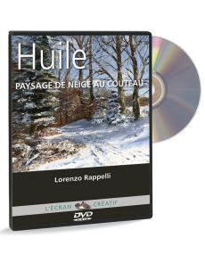 Lorenzo Rappelli - Huile, Paysage de neige au couteau (DVD)