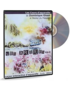 Peindre les arbres à l'aquarelle - Cours d'aquarelle par Dominique Gioan (DVD)