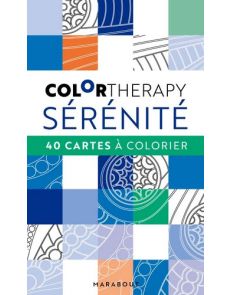 Colortherapy Sérénité - 40 cartes à colorier 