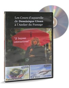 Les cours d'aquarelle de Dominique Gioan - Nature morte et mer - DVD