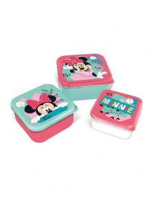 MINNIE - Boîtes à Snack - 3 pcs