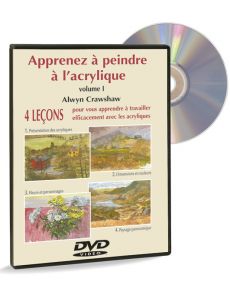 Apprenez à peindre à l'acrylique volume 1 – DVD