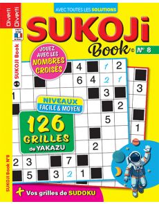 Sukoji Book n°8 - Niveaux facile et moyen