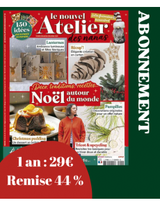 Abonnement 1 AN - Le Nouvel Atelier des Nanas - 2025 Abonnement 1 AN - Le Nouvel Atelier des Nanas - 2025