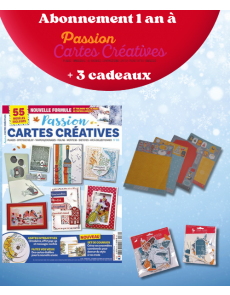 Abonnement Passion Cartes Créatives 1 AN + 3 CADEAUX Abonnement Passion Cartes Créatives 1 AN + 3 CADEAUX