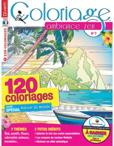 Coloriage Ambiance Zen n.7 - Cahier spécial Tour du Monde