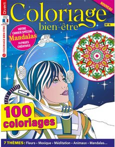Coloriage Bien-Etre n°4 - 100 coloriages + un cahier Mandalas