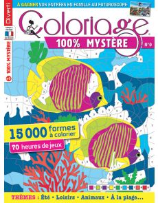 Coloriage 100% Mystère 9 - 15000 formes à colorier