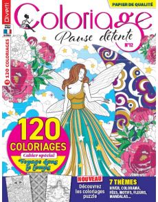 Coloriage Pause Détente 12 - Avec un cahier spécial "Voyage dans le temps"