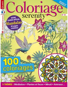 Coloriage Serenity 10 - en bonus votre cahier spécial Mandalas