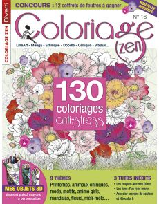 Coloriage Zen 16 - LineArt, Manga, Ethnique, Doodle, Celtique, Vitraux