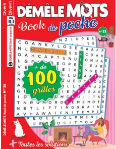 Démêle Mots Book de poche 21 avec plus de 100 grilles