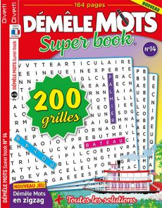 Démêle Mots Super Book n°14 - Avec 200 grilles pour jouer !
