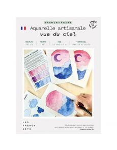 Kit aquarelle artisanale Vue du ciel - French kits 