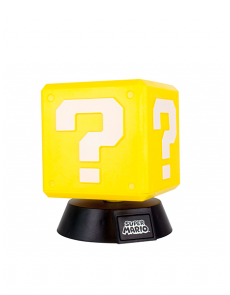 Lampe 3D Nintendo - Super Mario bloc question - 10 cm