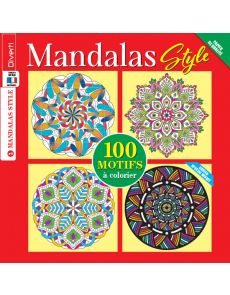 Mandalas Style n°11 - 100 motifs à colorier