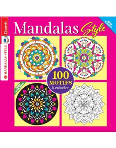 Mandalas Style n°13 - 100 motifs à colorier