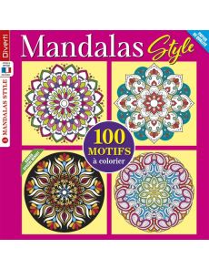 Mandalas Style n°9 - 100 motifs à colorier