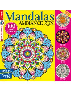 Spécial Eté - Mandalas Ambiance Zen 22 - 100 motifs à colorier