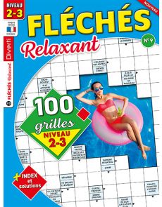 Magazine Fléchés Relaxant 9 - 100 grilles Niveau 2-3