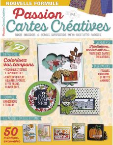 Passion Cartes Créatives numéro 42 - Vos tutos de pliages, embossages, sketch, pocket letters