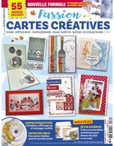 Passion Cartes Créatives 80 - 55 modèles exclusifs + tampons de Noël