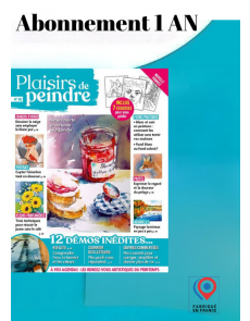 1 AN d’abonnement à Plaisirs de Peindre (4 numéros) 1 AN d’abonnement à Plaisirs de Peindre (4 numéros)