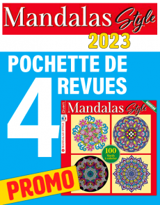 Collection 2023 Coloriage MANDALAS - 4 revues