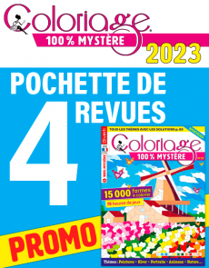 Collection 2023 Coloriage MYSTÈRE - 4 revues