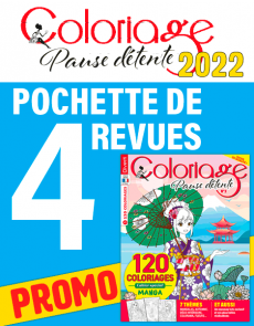 Collection 2022 Coloriage Pause Détente - 4 revues