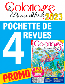Collection 2023 Coloriage Pause Détente - 4 revues