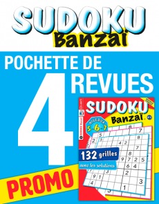 Collection complète 2021 Sudoku Banzai - 4 revues