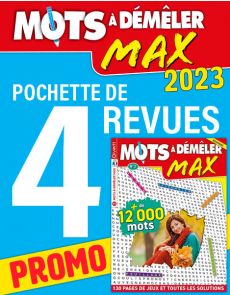 Pack Démêle Mots Max 2023 - 4 revues