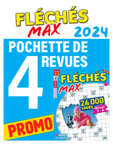 Pack Mots Fléchés MAX 2024 - 4 revues Pack Mots Fléchés MAX 2024 - 4 revues