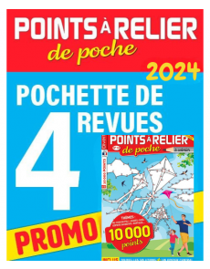 Pack Points à Relier de Poche 2024 - 4 revues
