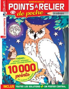 Points à relier de Poche 14 - A colorier - Thèmes Automne - Cocooning - Laponie - Coutumes festives