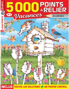 5 000 Points à relier numéro 5 - Vacances 5 000 Points à relier numéro 5 - Vacances