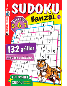 Sudoku Banzaï numéro 19 - Avec 132 grilles niveaux 5, 6 et 7