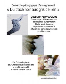 Du tracé noir au gris de lien - Corinne Izquierdo