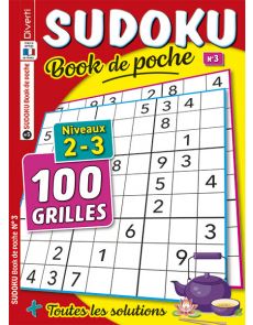 Sudoku Book de poche 3 - Niveaux 2-3 - 100 grilles