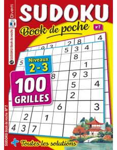 Sudoku Book de poche numéro 7 - Niveaux 2-3