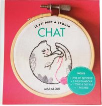 Le kit prêt à broder - Chat - Anna Lena
