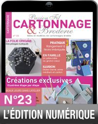 TÉLÉCHARGEMENT : Passion Fil Cartonnage et Broderie n°23