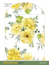 Lot de 32 pages d'étiquettes Scrapbooking - Pochettes fleuries