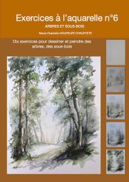 Exercices à l’aquarelle n°6 - Marie-Charlotte Houpeurt-Chauffeté