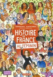 Histoire de France au féminin - Première de couverture 9782203235533