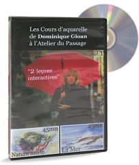Les cours d'aquarelle de Dominique Gioan - Nature morte et mer - DVD