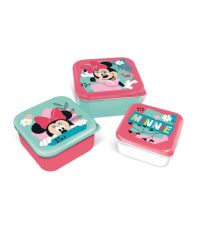MINNIE - Boîtes à Snack - 3 pcs