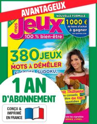 Mes Jeux Bien-Être Abonnement 1 AN Diverti Editions