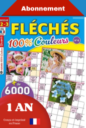 Abonnement 1 AN à Fléchés 100% Couleurs - Niveau 2-3